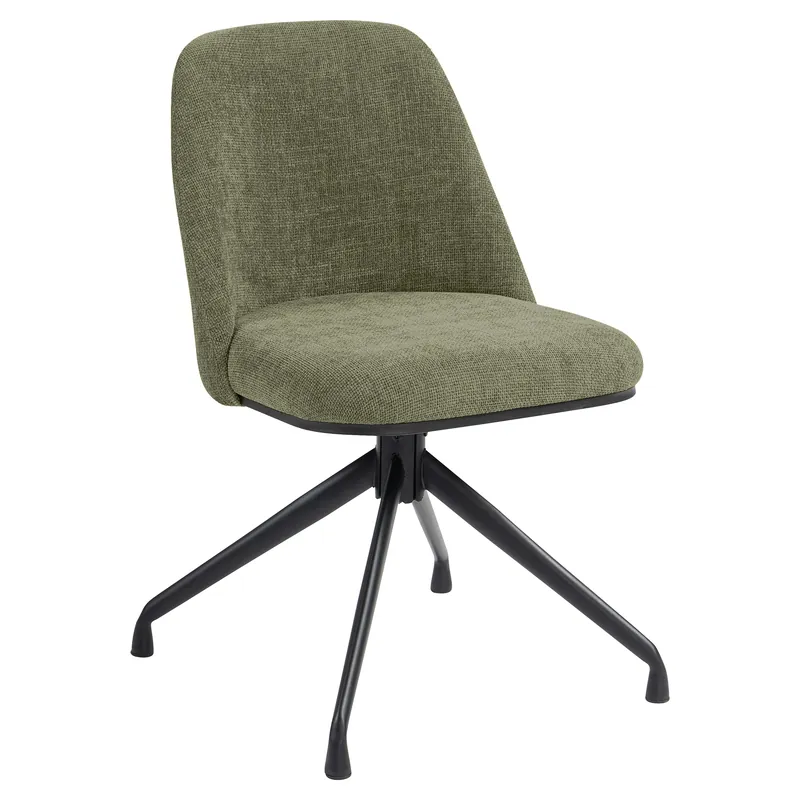 Jetzt Kaufen TINA | Hotel Stuhl | Textil/Stoff | Grün | Drehfunktion