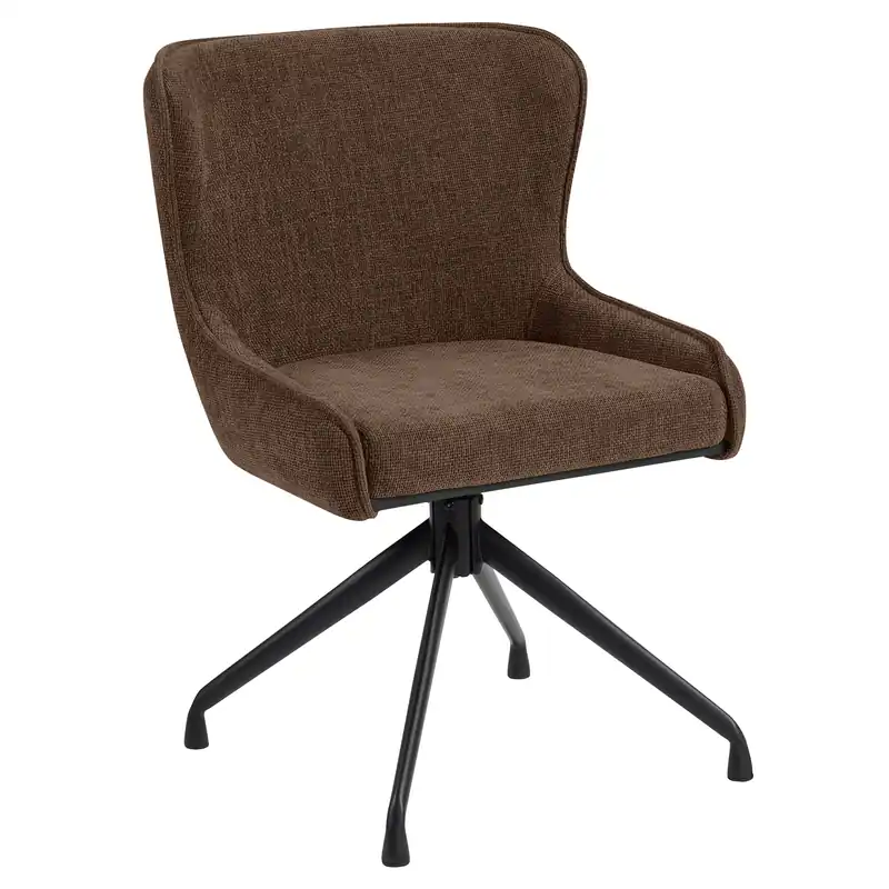 JULIUS | Hotel Stuhl | Textil/Stoff | Braun | Drehfunktion Billig