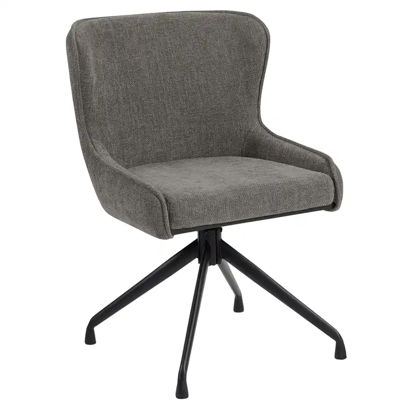 Letzte Chance JULIUS | Hotel Stuhl | Textil/Stoff | Grau | Drehfunktion