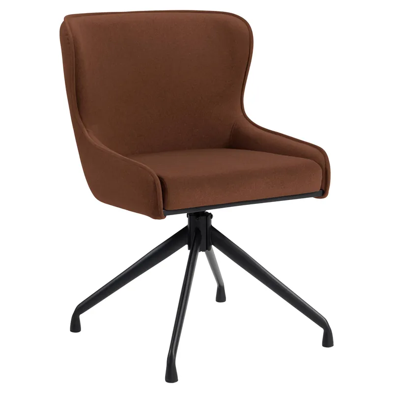 JULIUS | Hotel Stuhl | Samt | Rot Bronze | Drehfunktion Must-Have