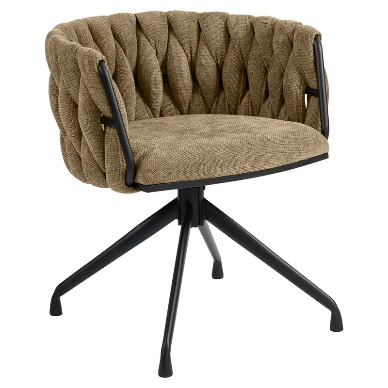 Jetzt Kaufen MARIS | Hotel Stuhl | Textil/Stoff | Taupe | Drehfunktion