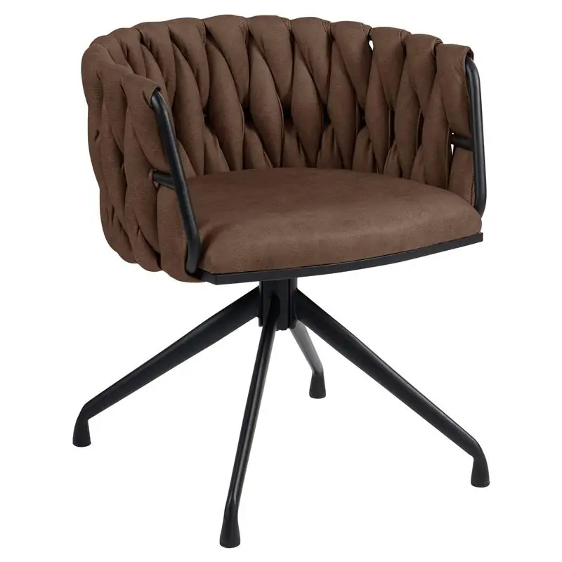 Online Kaufen MARIS | Hotel Stuhl | Leder | Braun | Drehfunktion