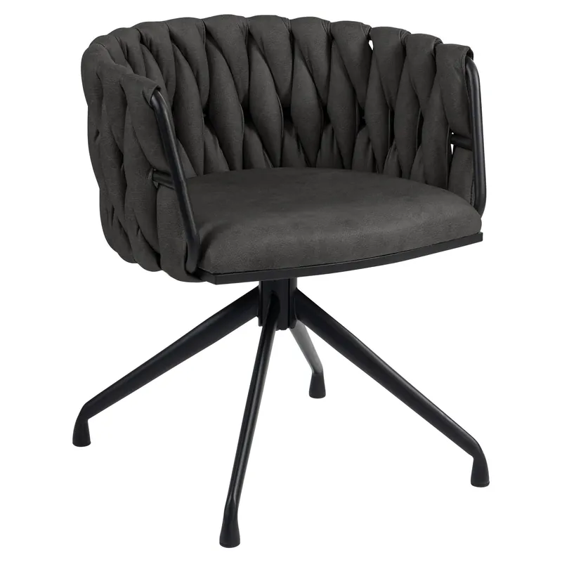 MARIS | Hotel Stuhl | Leder | Schwarz | Drehfunktion Sofort Bestellen