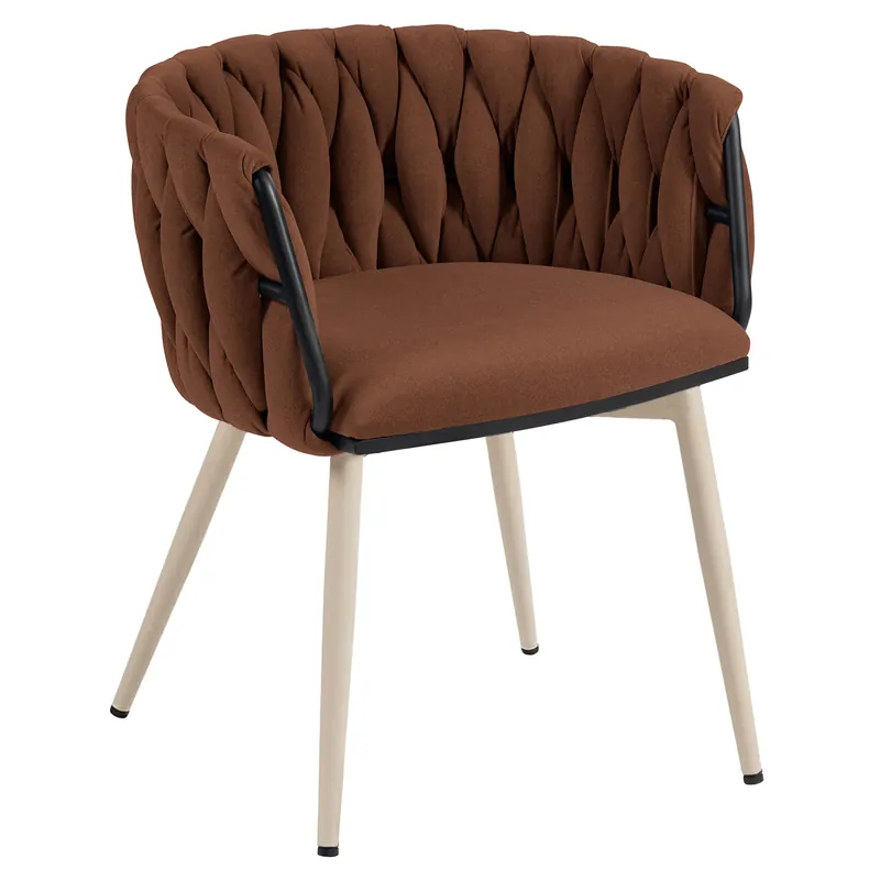MARIS | Hotel Stuhl | Samt | Rot Bronze | Gestell: Weiß Neu Im Sortiment