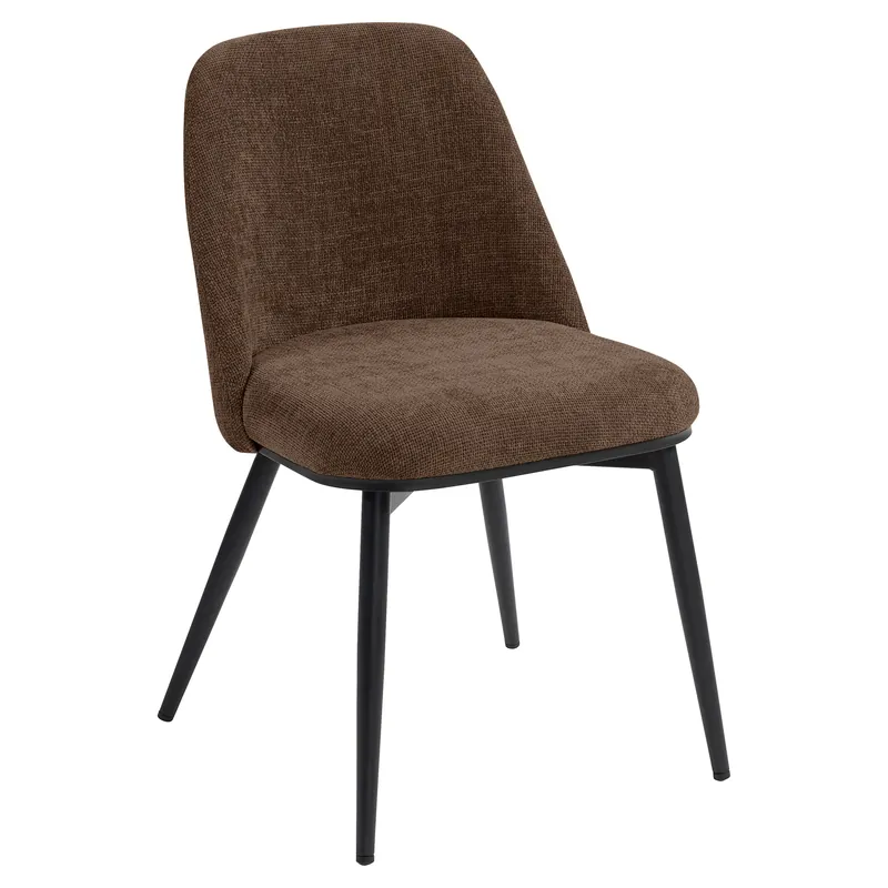 TINA | Hotel Stuhl | Textil/Stoff | Braun Neu