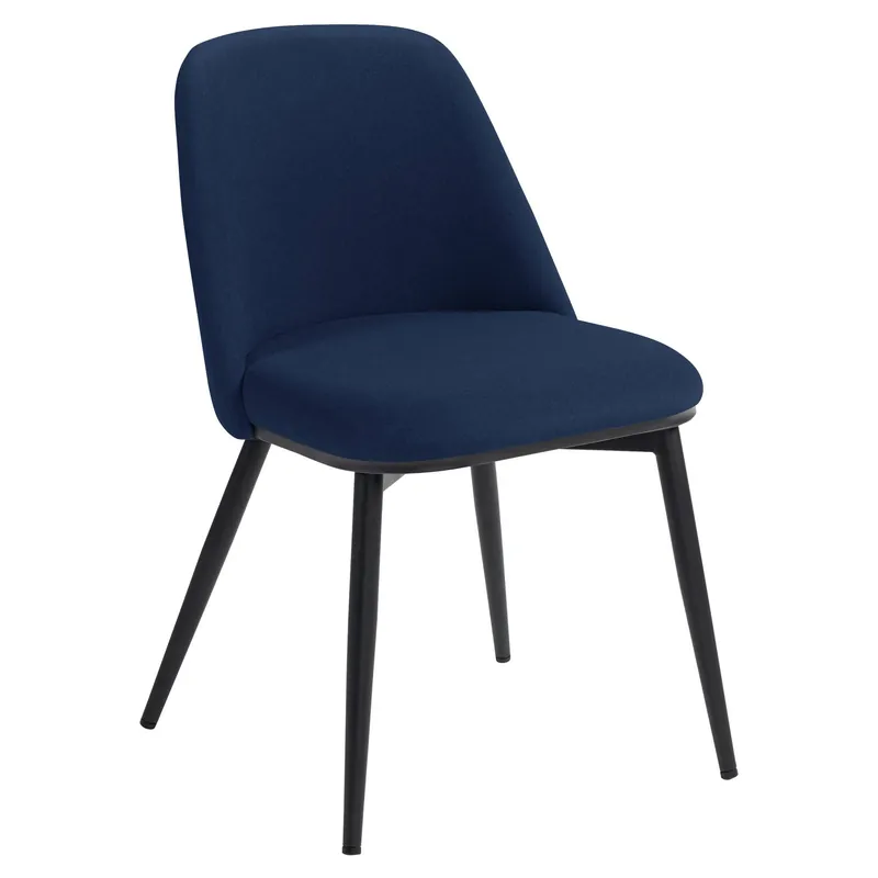 TINA | Hotel Stuhl | Samt | Blau Neue Ware