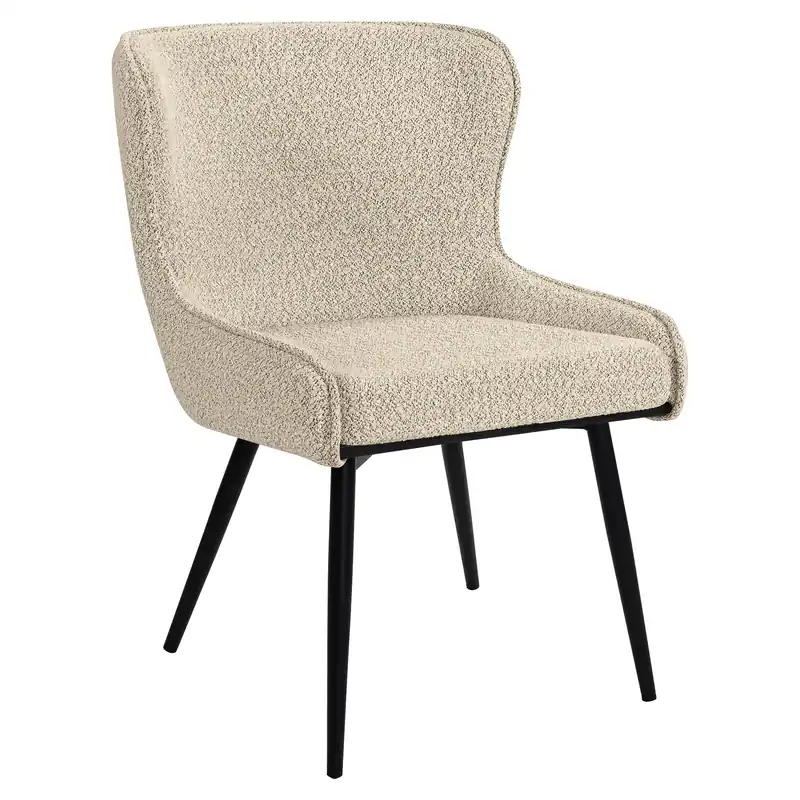 JULIUS | Hotel Stuhl | Teddystoff | Beige Geprüft