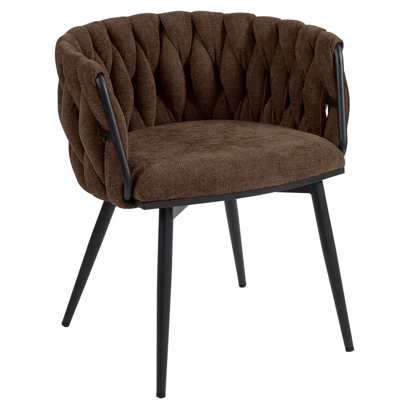 MARIS | Hotel Stuhl | Textil/Stoff | Braun Kostenfreie Lieferung