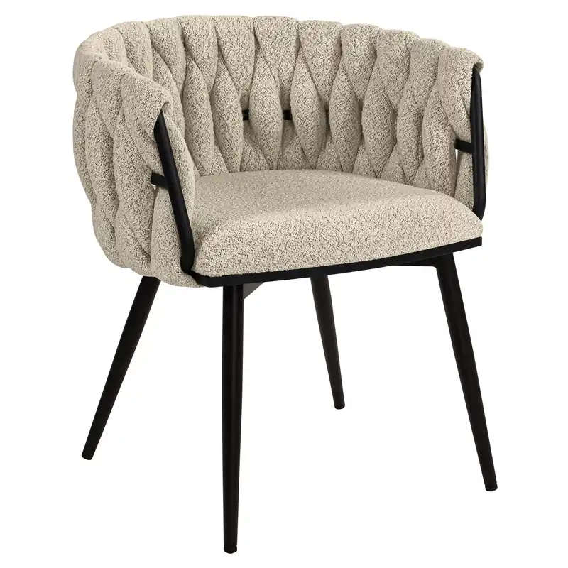 MARIS | Hotel Stuhl | Teddystoff | Beige Versand Am Gleichen Tag