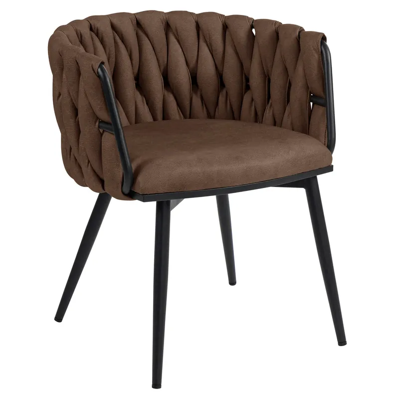 MARIS | Hotel Stuhl | Leder | Braun Neuheit