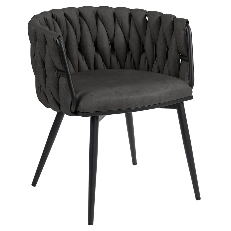 MARIS | Hotel Stuhl | Leder | Schwarz Saisonangebot