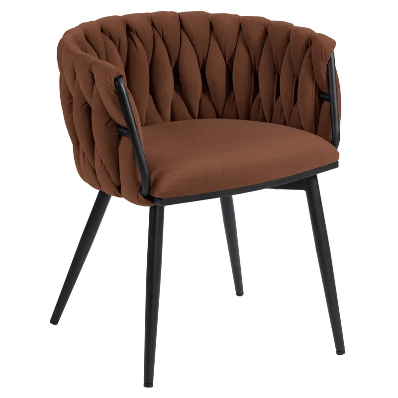 MARIS | Hotel Stuhl | Samt | Rot Bronze Schneller Versand