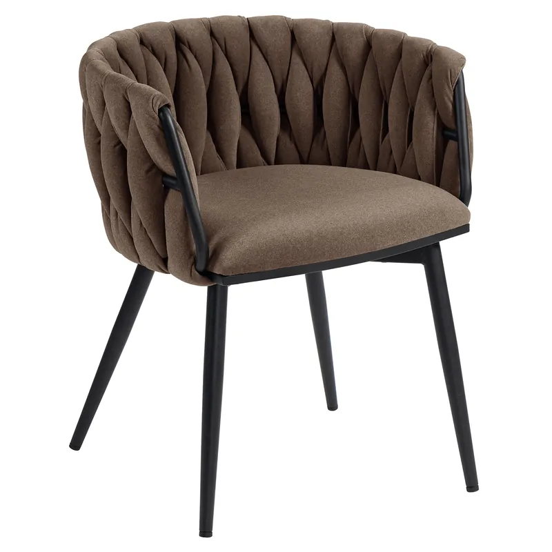 MARIS | Hotel Stuhl | Samt | Braun Kostenfreie Lieferung