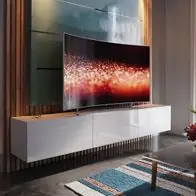 Wohnwand VEX 14 Anbauwand Mediawand Weiß Schwarz Hochglanz TV Möbel Set Schrank Kracherpreis