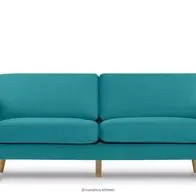 Zertifiziert Sofa 3 zu Salon in Farbe Türkis aus der Kollektion TAGIO Konsimo