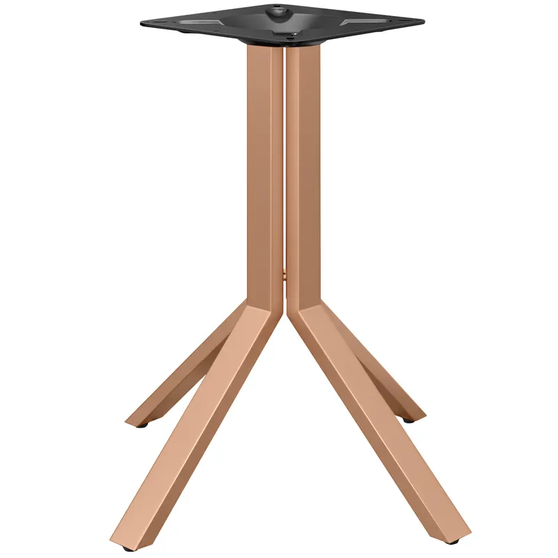 ELVAS PREMIUM | Bistro Tischgestell | Höhe: 72cm | Fuß: 68 x 68 cm | Kupfer Direktkauf