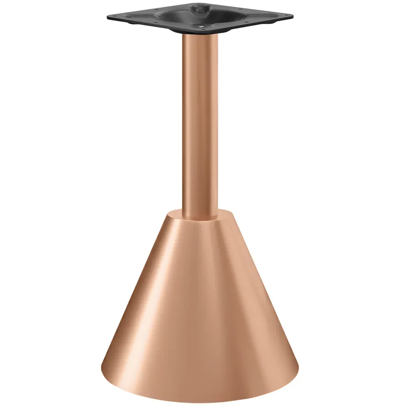 Solange Der Vorrat Reicht CONE | Bistro Tischgestell | Höhe: 105 cm | Kupfer | Fuß: Ø 45 x H 48 cm