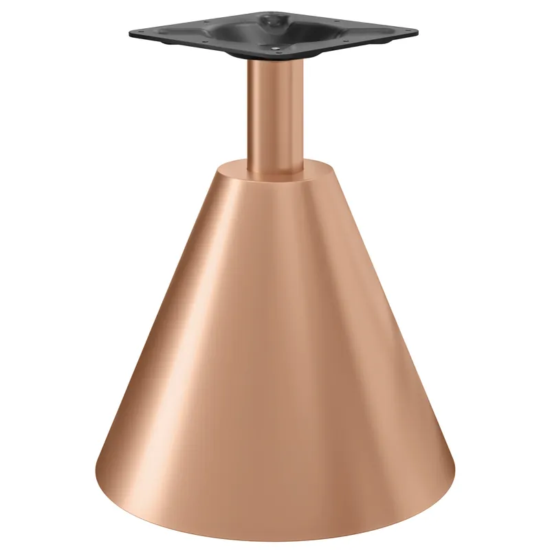 CONE | Bistro Tischgestell | Höhe: 72 cm | Kupfer | Fuß: Ø 45 x H 48 cm Highlight