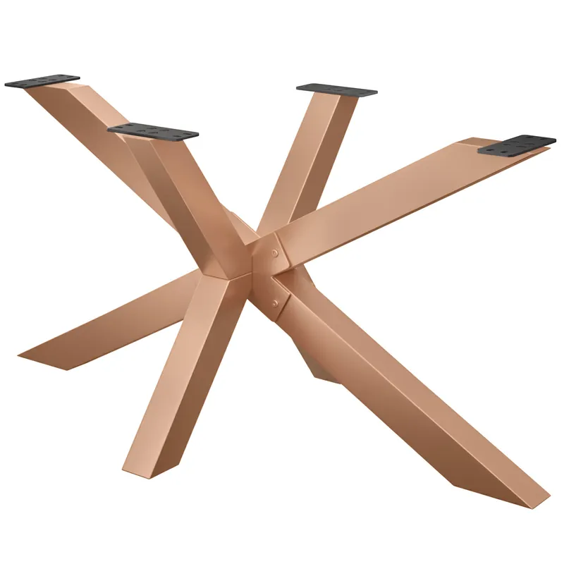 Bestpreis SPIDER | Bistro Tischgestell | 148 x 68 cm | Höhe: 72 cm | Kupfer