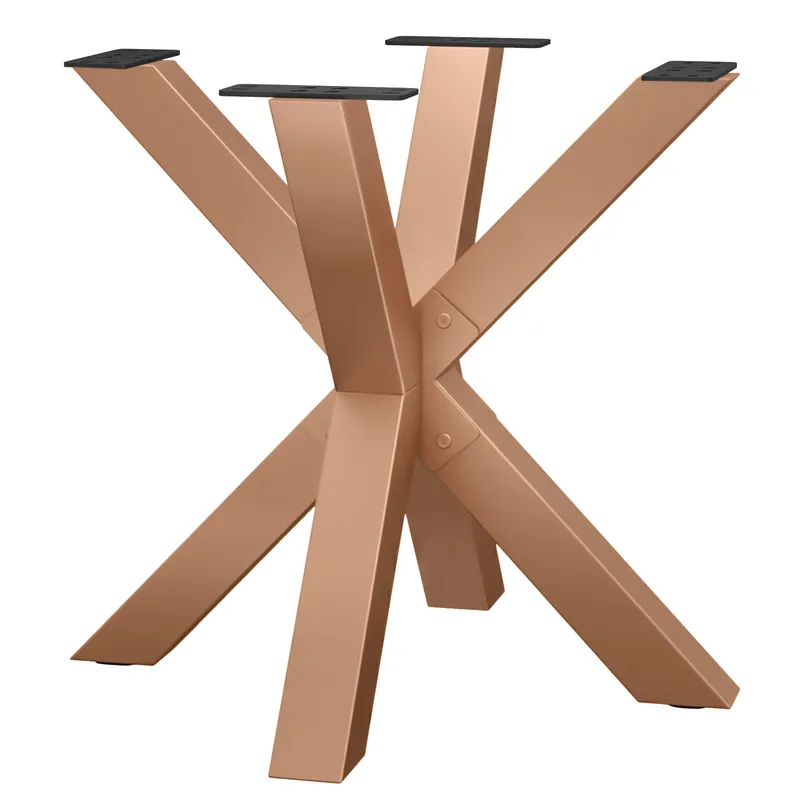 SPIDER | Bistro Tischgestell | 78 x 78 cm | Höhe: 72 cm | Kupfer Preisreduziert