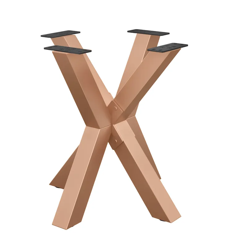 SPIDER | Bistro Tischgestell | 68 x 68 cm | Höhe: 72 cm | Kupfer Letzte Chance