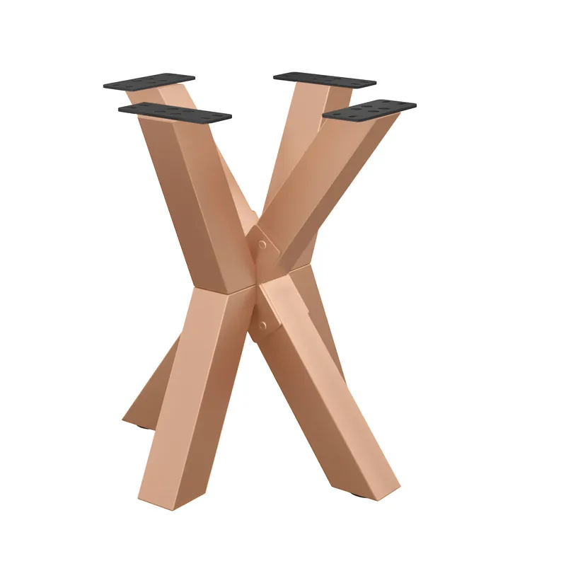 SPIDER | Bistro Tischgestell | 58 x 58 cm | Höhe: 72 cm | Kupfer Preisknaller