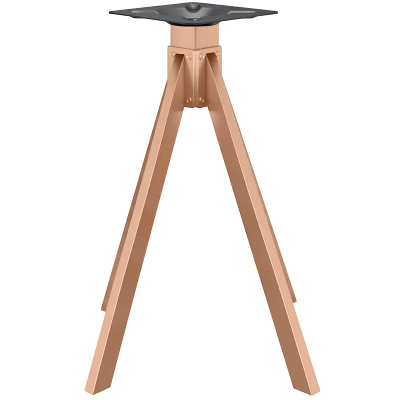 OSLO | Bistro Stehtischgestell | Höhe: 105 cm | Fuß: 68 x 68 cm | Kupfer Abverkauf