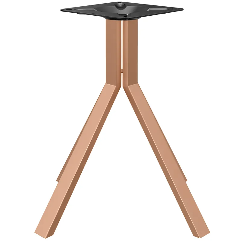 ELVAS BIG | Bistro Tischgestell | Höhe: 72 cm | Fuß: 68 x 68 cm | Kupfer Neuheit