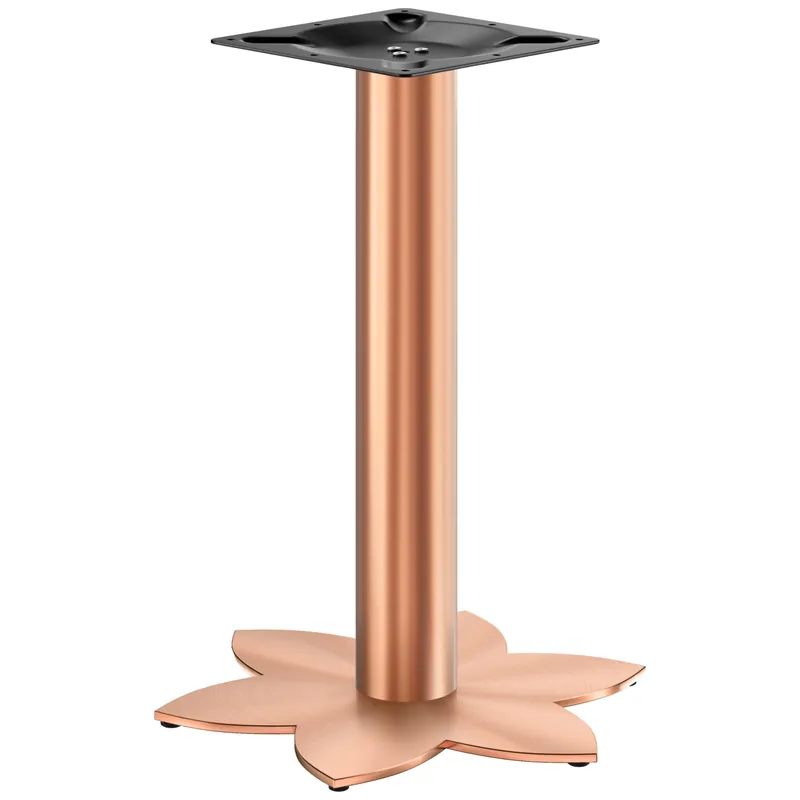 Kracherpreis LOTUS | Bistro Tischgestell | Kupfer | Höhe: 72 cm | Säule: Ø 7,6 cm | Fuß: Ø 50 cm