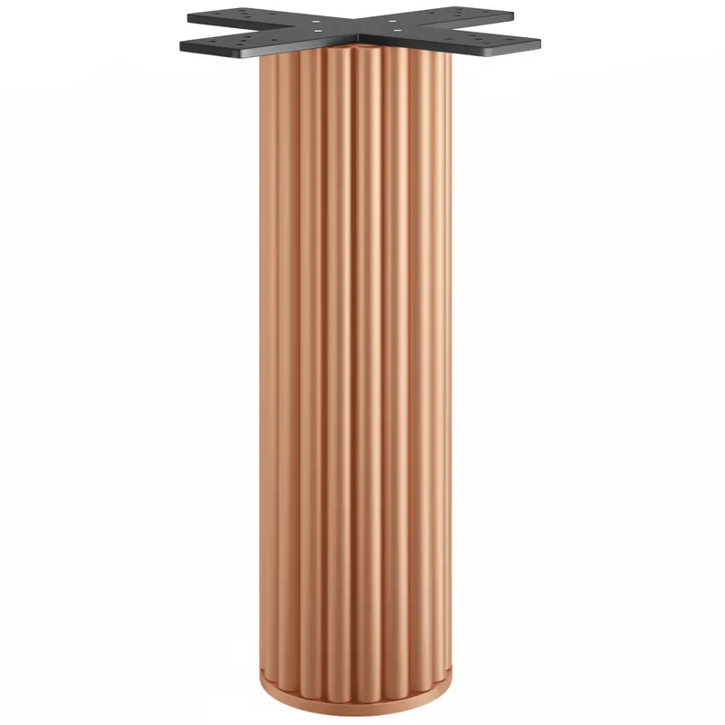 TORINO | Bistro Tischgestell | Höhe: 72 cm | Bodenplatte: Ø 20 cm | Säule: Ø 20 cm | Kupfer Neue Kollektion