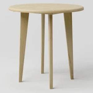 Garantierte Lieferung Esstisch Kiefer massiv natur Aurornis 72 (rund) - Abmessungen: 80 x 80 cm (B x T)