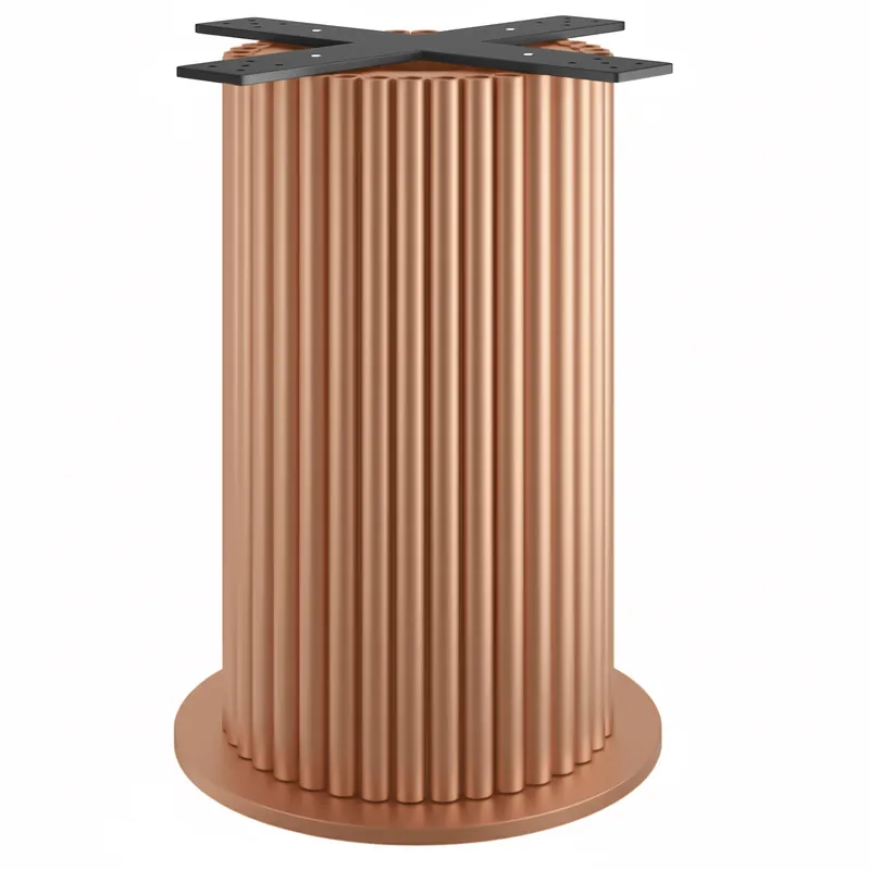 Neuheit TORINO | Bistro Tischgestell | Höhe: 72 cm | Bodenplatte: Ø 50 cm | Säule: Ø 40 cm | Kupfer