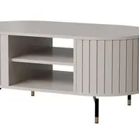 Angebot Couchtisch ZANTE ZA6 mit Ablage, abgerundete Seiten, Sofatisch, Kaffeetisch