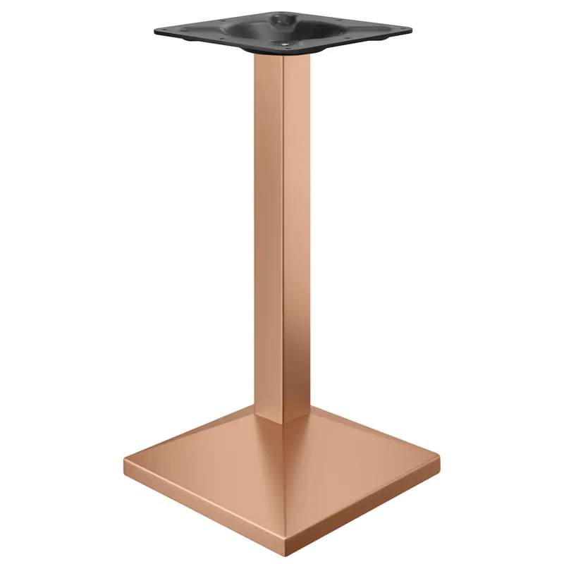 Preiswert PALMA | Bistro Stehtischgestell | Kupfer | B:T 45 x 45 cm | Säule: 8 x 109 cm