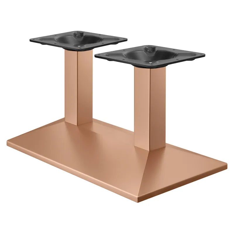 Sale PALMA | Bistro Lounge Doppel Tischgestell | Kupfer | B:T 40 x 73 cm | Säule: 8 x 40 cm