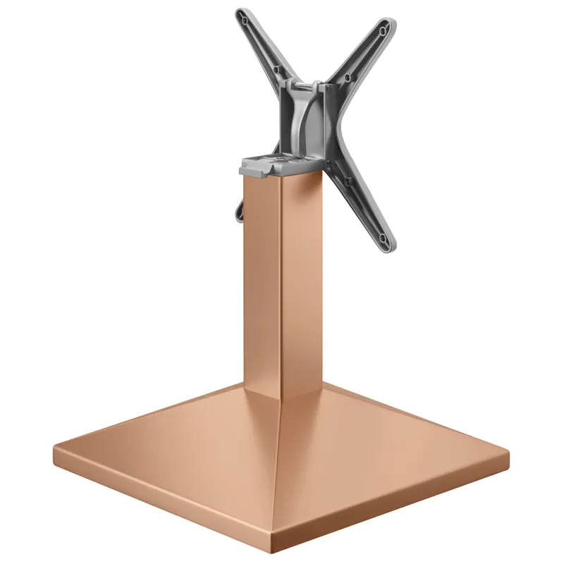 Saisonangebot PALMA | Bistro Lounge Tischgestell | Kupfer | Fuß: 50 x 50 cm | Säule: 8 x 40 cm | Klappbar