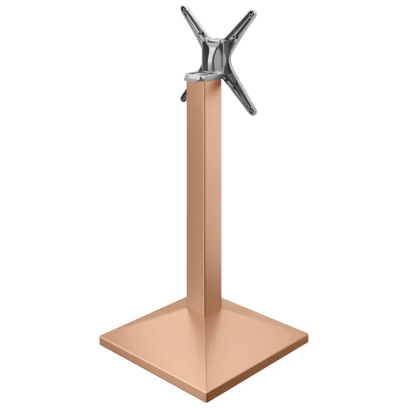 PALMA | Bistro Stehtischgestell | Kupfer | B:T 50 x 50 cm | Säule: 8 x 109 cm | Klappbar Top-Preis