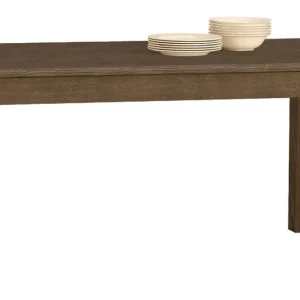 Esstisch ausziehbar Bujari 07 (eckig), Farbe: Dunkelbraun, Eiche – teilmassiv – 160 – 220 x 90 cm (B x T) Online Kaufen