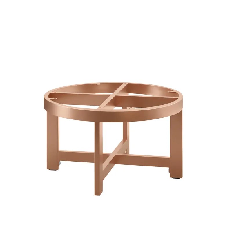 ORLANDO | Bistro Lounge Tischgestell | Ø48,5 x H30 cm | Kupfer Begrenztes Angebot