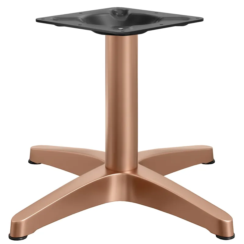 Kostenloser Versand BARCELONA | Bistro Lounge Tischgestell | Höhe: 40 cm | Fuß: Ø 66 cm | Kupfer