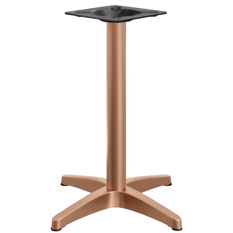 BARCELONA | Bistro Stehtischgestell | Höhe: 111 cm | Fuß: Ø 66 cm | Kupfer Schneller Versand