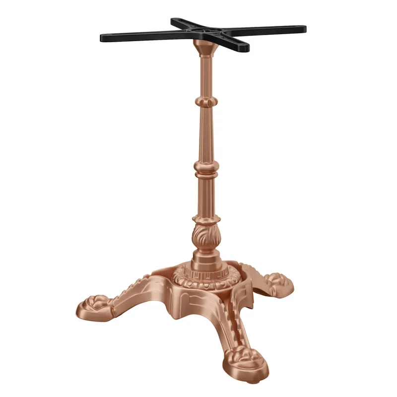 PARIS | Bistro Tischgestell | Kupfer | 3 Fuß: Ø 50 cm | Säule: 72 cm Gratis Versand