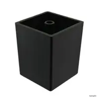 4 x Möbelfuß 50 x 50mm h 62mm ABS Kunststoff schwarz Möbelgleiter Sofa Sessel Online Kaufen