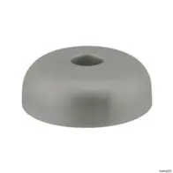 4 x Möbelfuß Ø 45mm h 15mm Kunststoff silber metallic rund Möbelgleiter Gleiter Schneller Versand