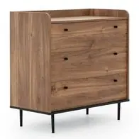 Aktuell Sideboard VASINA K3SZ VS-02, Wohnzimmer Kommode mit drei Schubladen, Griffen