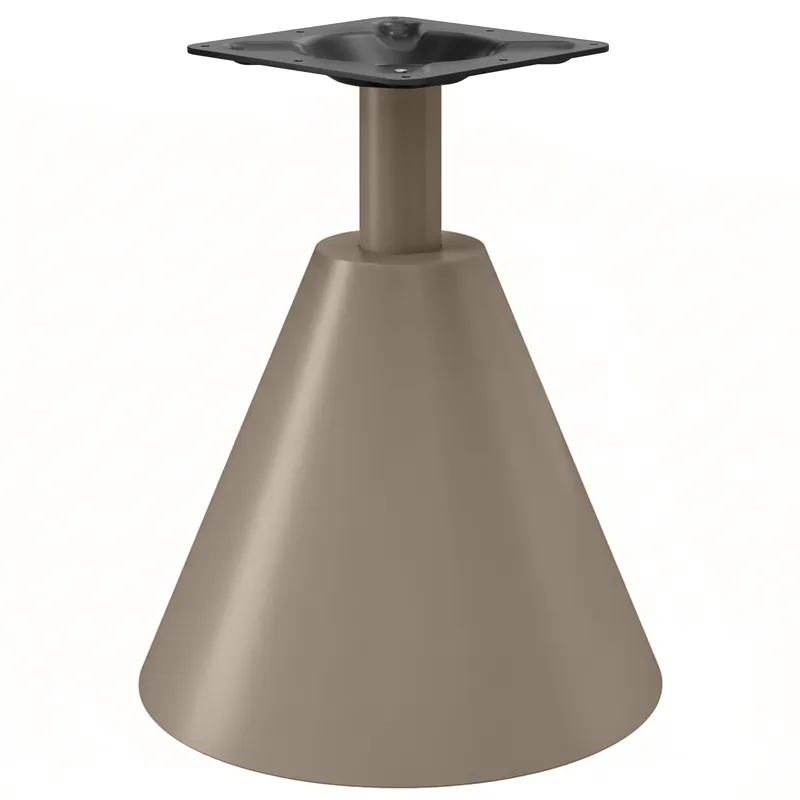 CONE | Bistro Tischgestell | Höhe: 72 cm | Taupe | Fuß: Ø 45 x H 48 cm Kostenloser Versand