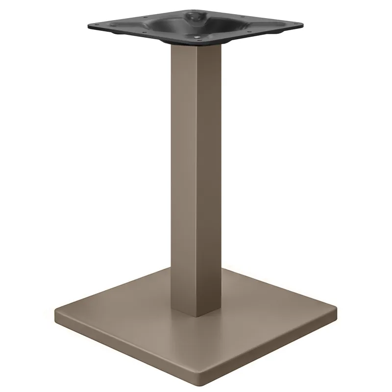 MADRID | Bistro Tischgestell | Taupe | Höhe: 71 cm | Säule: 6 x 6 cm | Bodenplatte: 40 x 40 cm Beliebt