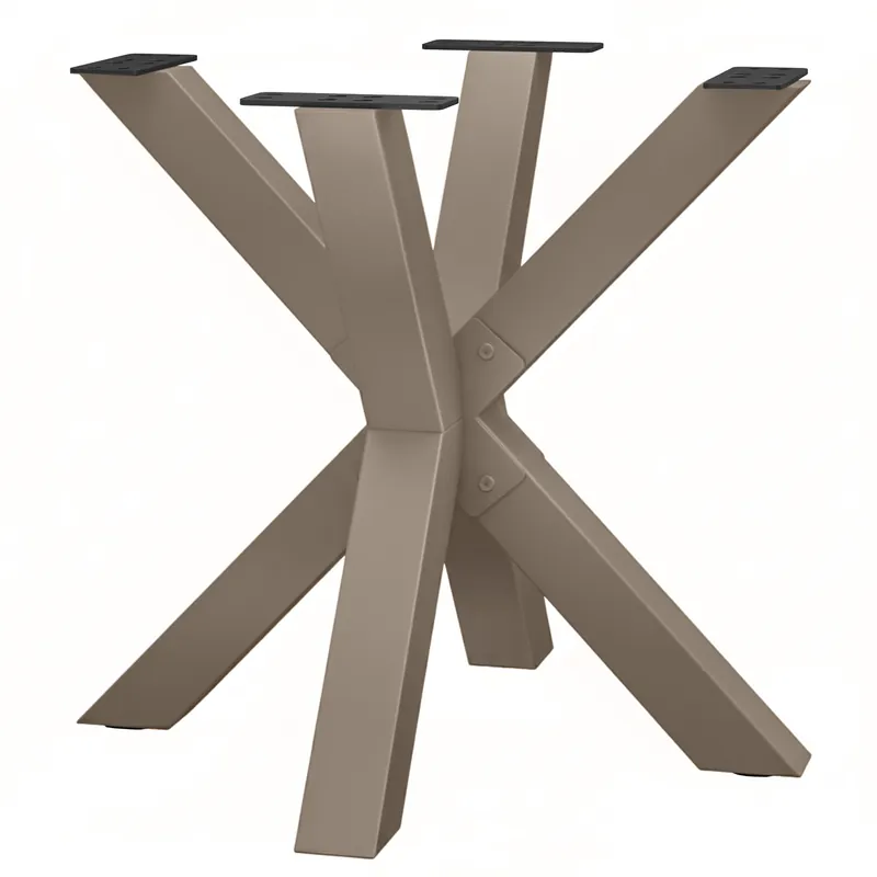 SPIDER | Bistro Tischgestell | 78 x 78 cm | Höhe: 72 cm | Taupe Beliebt