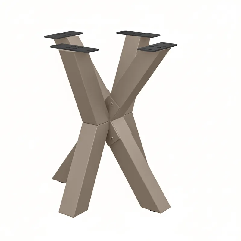 Jetzt Kaufen SPIDER | Bistro Tischgestell | 58 x 58 cm | Höhe: 72 cm | Taupe