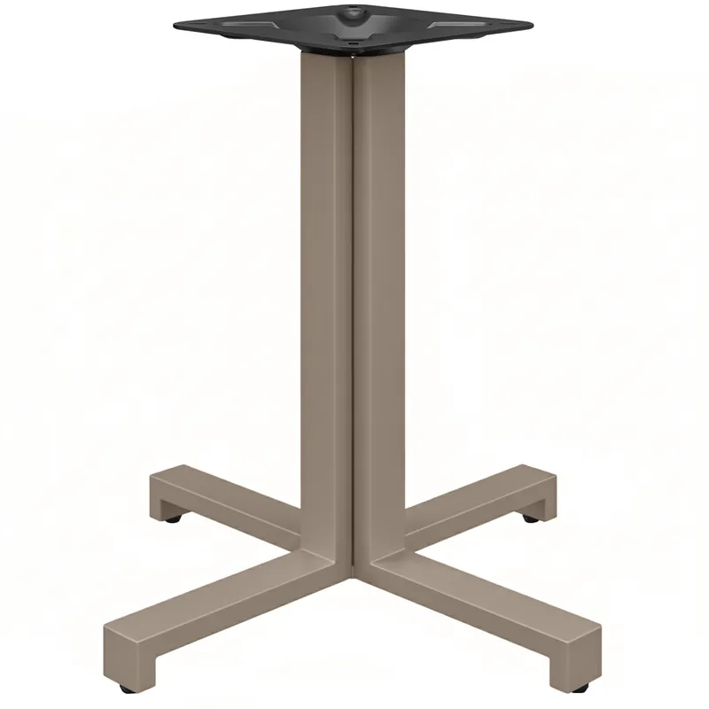 Finale Aktion PALERMO | Bistro Tischgestell | Höhe: 72 cm | Fuß: 58 x 58 cm | Taupe